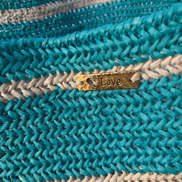 Swim/Beach bag - Handmade crochet raffia tote - Picture 4 of 6